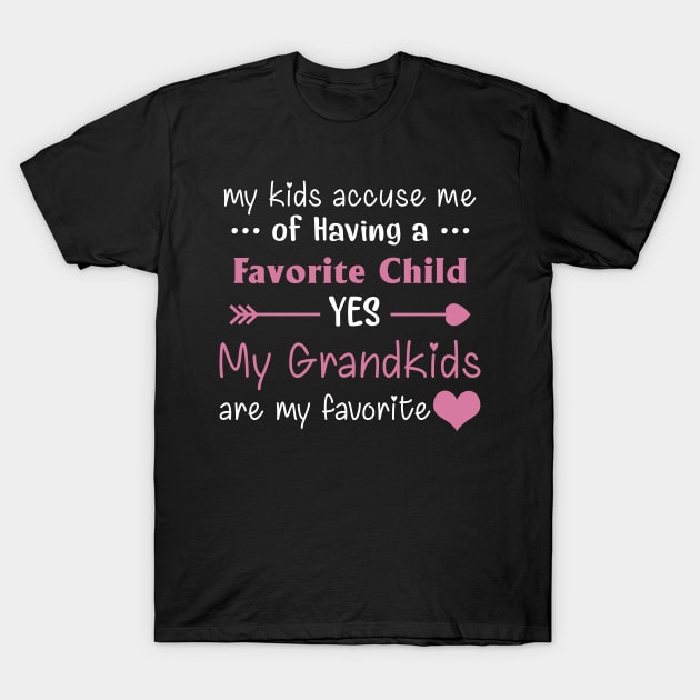 my kids accuse me of having a favorite child T-Shirt by HomerNewbergereq